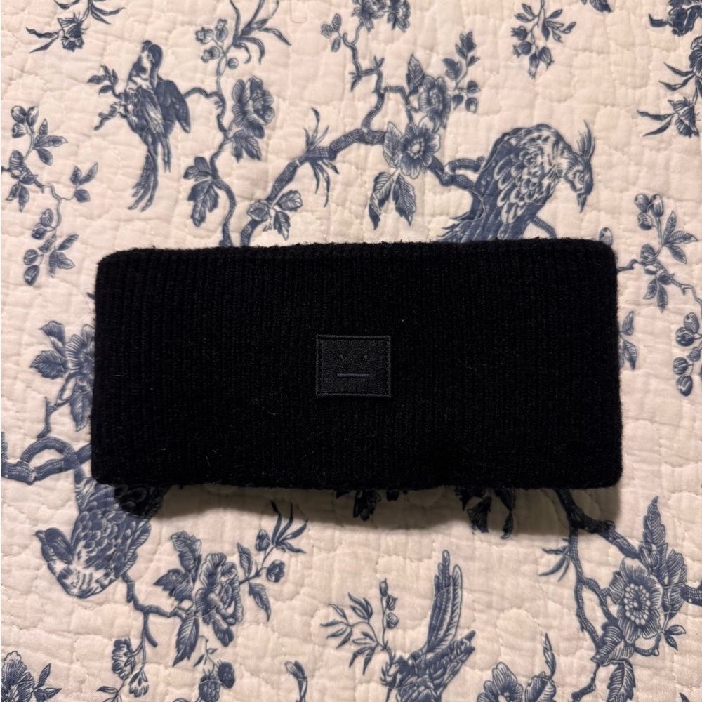 Acne Studios Pansy-N-Face Wool Headband View 2